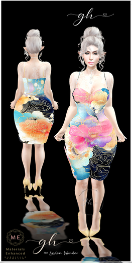 .::GH::. Demo Sequin Corset Dress Asian Spring Sky 2025