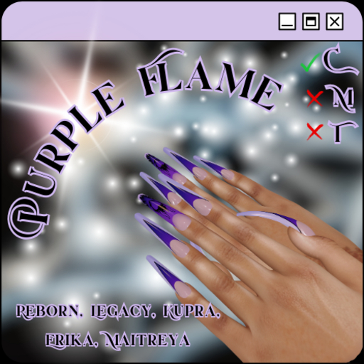 Purple Flame Set