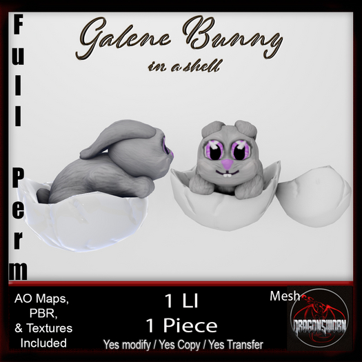 Full Perm Galene Bunny in a Shell
