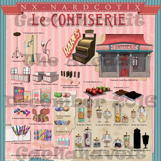 NX-Nardcotix - Le Confiserie Candy Shop-MINI SET