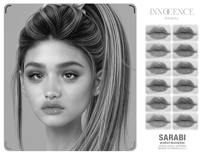 INNOCENCE beauty - DEMO SARABI LIPS LELUTKA EVO X