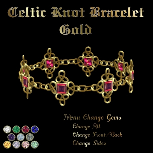 Ashira's Celtic Knot Bracelet - Gold