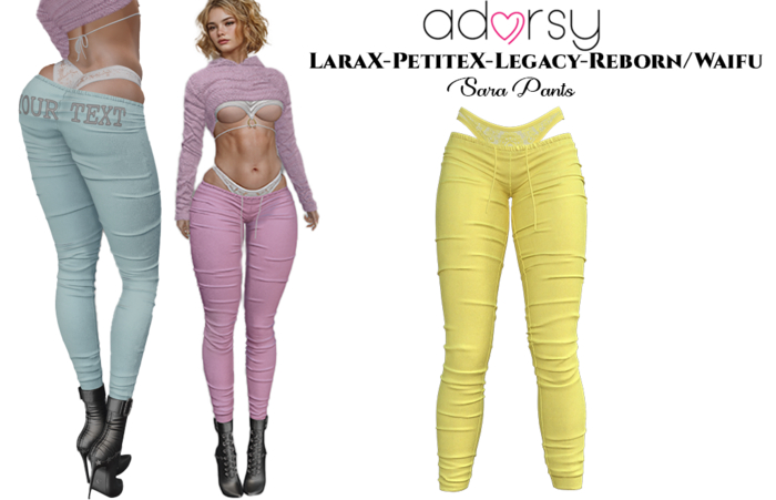 adorsy - Sara Pants Yellow - LaraX/Legacy/PetiteX/Reborn/Waifu