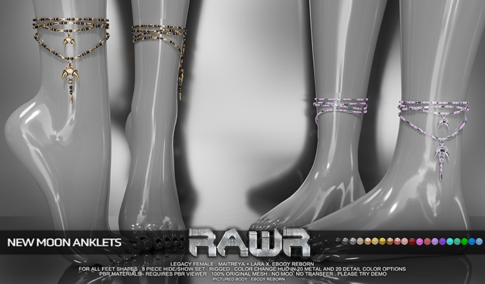 RAWR! New Moon Anklets (add me)