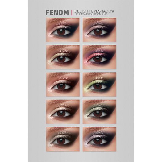 Fenom. Delight Eyeshadow [Lelutka HD & BoM]