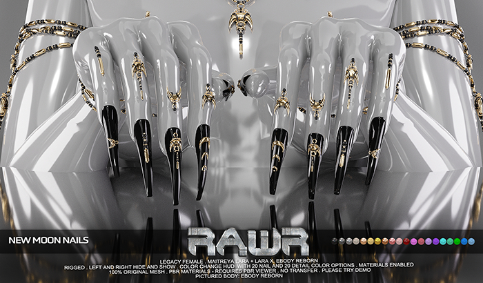 RAWR! New Moon Nails (add me)