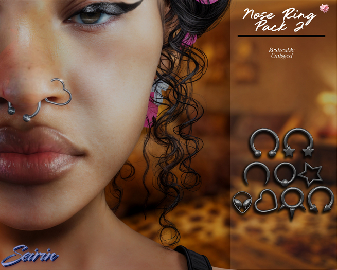 [SEIRIN] - Nose Ring Pack 2