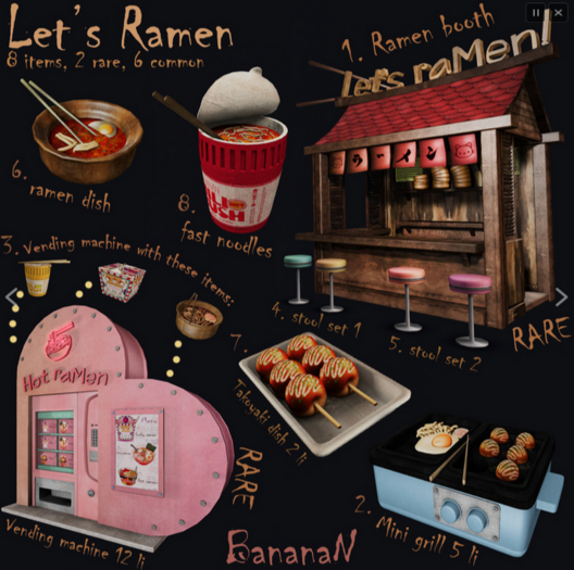 6. BananaN. Let's ramen half eaten soup