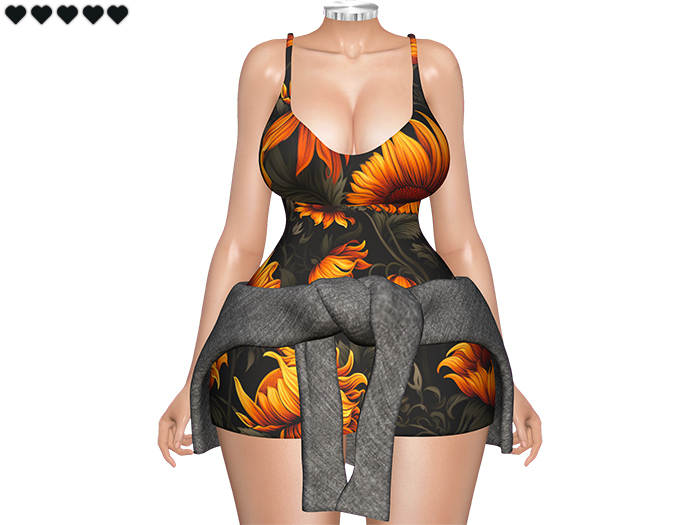 ABI OUTFIT - 02 • Lara • LaraX • Petite • PetiteX • Legacy • Perky • Reborn • Waifu - DRESS & SWEATER SET -