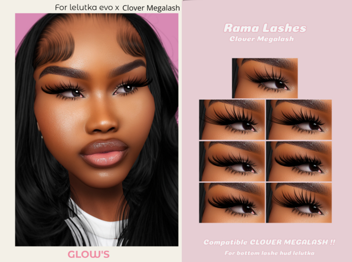 GLOW'S-RAMA LASHE EVO X CLOVER MEGALASH.