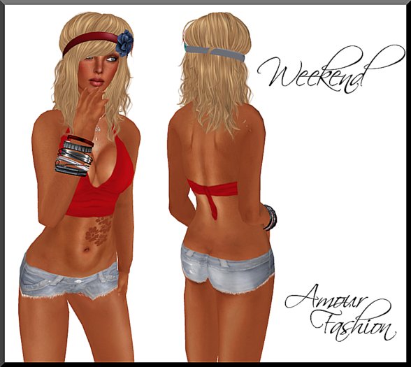 ✦ CLEARANCE SALE ✦ Amour Fashion - Weekend Outfit - Red