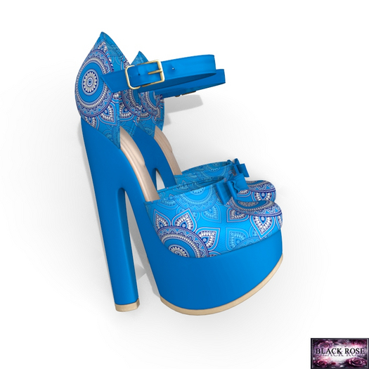 Mandala Pattern Heels Kupra