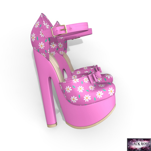 Daisy Pattern Heels Reborn