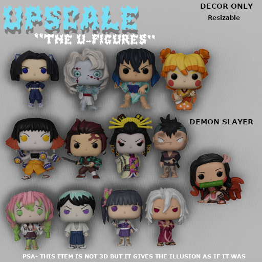 {UPSCALE} Demon Slayer Figures