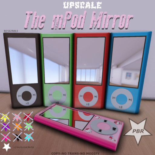 {UPSCALE} mPod Mirror White