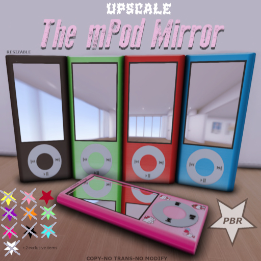 {UPSCALE} mPod Mirror  Red