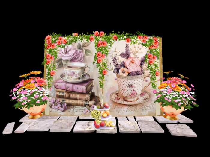 MC Spring Teatime Book Alive
