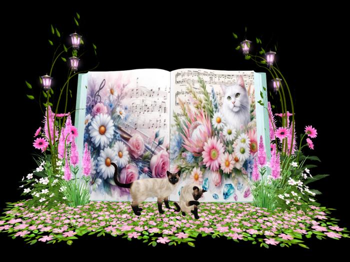 MC Spring Kitten Music Book Alive