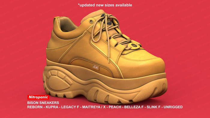 NitroPanic_BISON SNEAKERS Beige