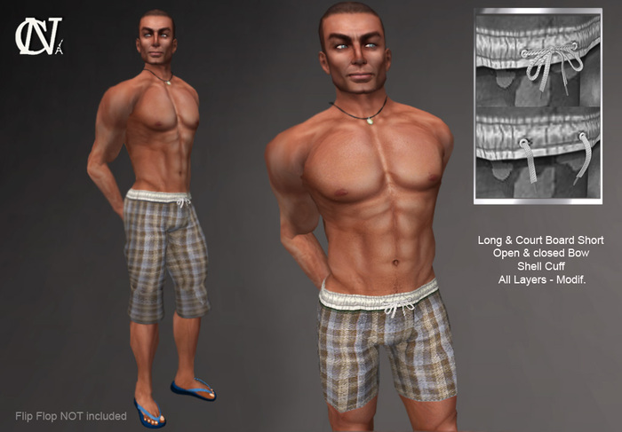 BoardShort Plaid NCparis