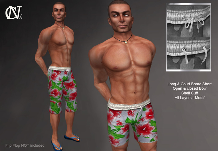 BoardShort Tahiti NCparis Model 2