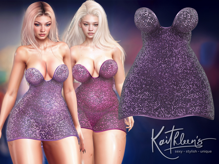 Kaithleen's Raijiu Dress - Purple