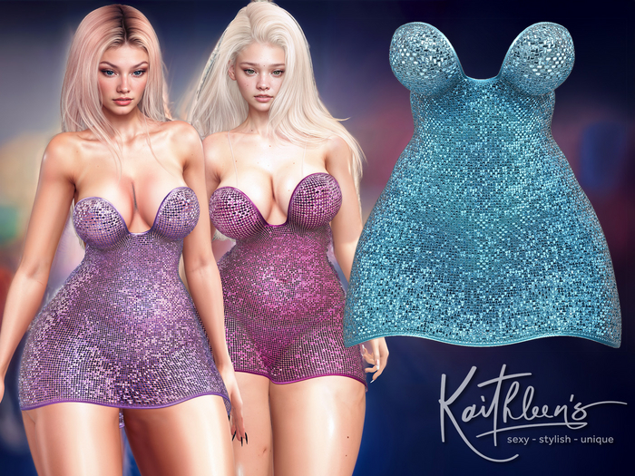 Kaithleen's Raijiu Dress - Blue