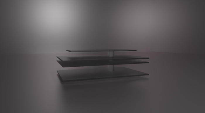 GLASS COFFEE TABLE