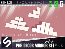 [Saracoglu] PBR Decor Mirror Set Vr. 3 