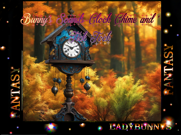 Bunny's Sounds- Old Clock Chime and Tick Tock-full perm sounds