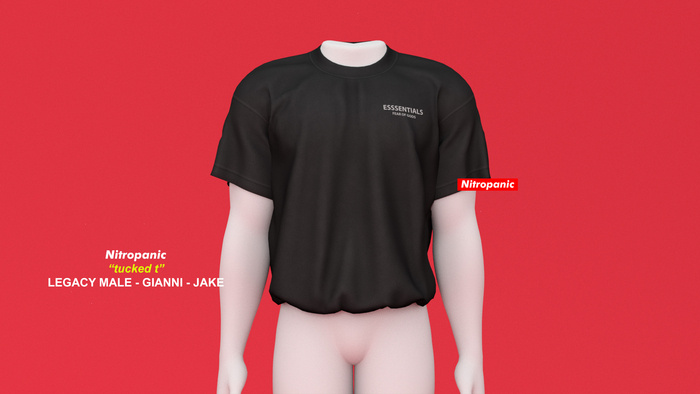 Nitropanic_Tucked T (BLACK) add
