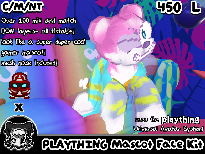 [SKIN_SYN vs K4] PLAYTHING Mascot Face Kit