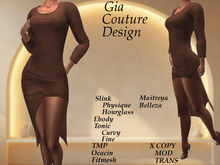 "GCD" Eden Classy Dresses Mocha