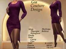 "GCD" Eden Classy Dresses Purple