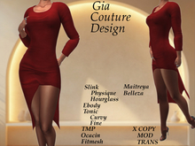 "GCD" Eden Classy Dresses Red