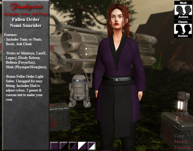 Fallen Order: Nomi Sunrider - Purple