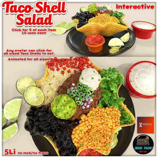 Junk Food - Taco Shell Salad MyStory 