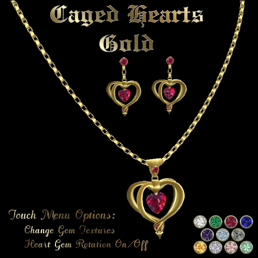 Ashira's Caged Hearts - Gold