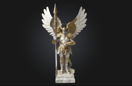 estatua alada