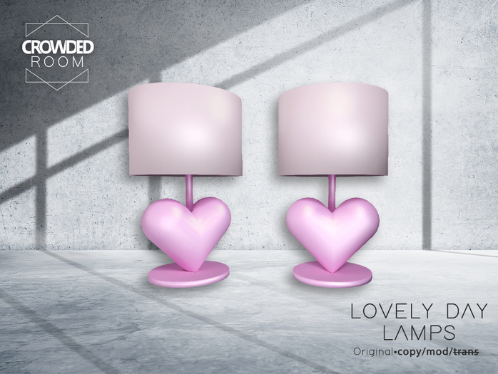 Crowded Room - Lovely Day - Lamp - Pink 