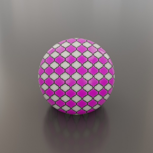 (TI) PBR (Tiles 2k (Moroccan, Pink))