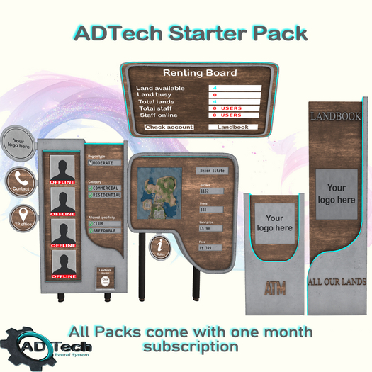 ADTech - Rental System Starter Pack Wood