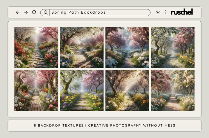 Ruschel - Spring Path Backdrops