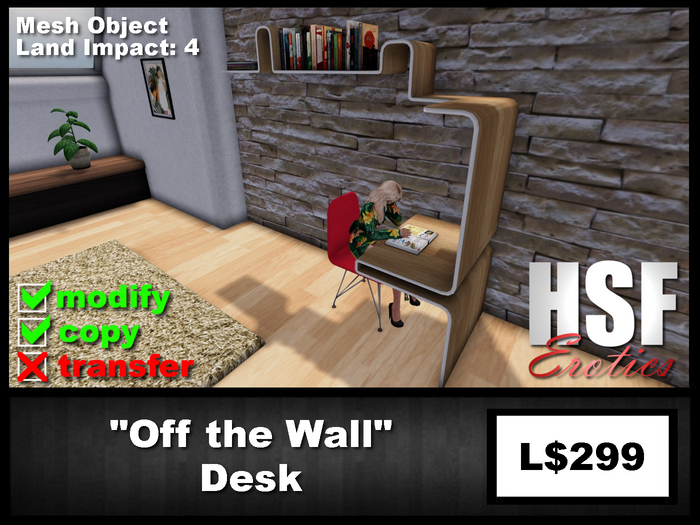 "Off the Wall" Desk