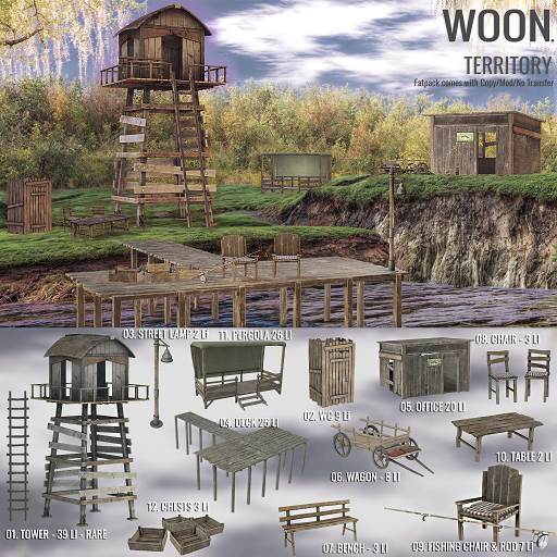 01. WOON. - Territory - Tower & Stairs RARE