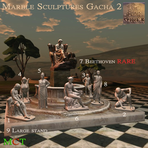 Marble Statues Gacha Two - 7  Klinger Beethoven RARE