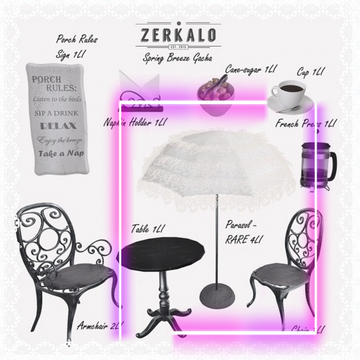 [ zerkalo ] Spring Breeze - Parasol - RARE