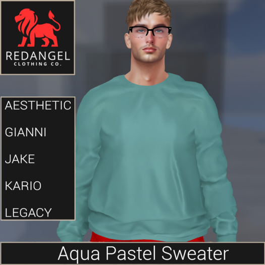 Aqua Pastel Sweater 