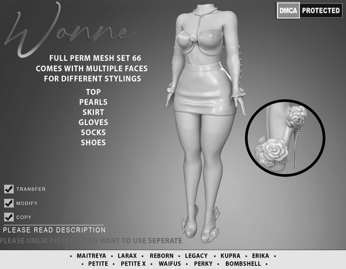 WONNE (66) DEMO Full Perm Mesh