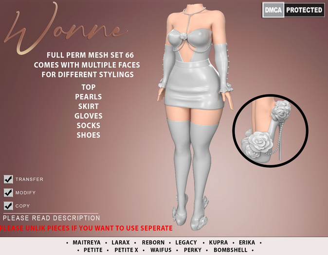 WONNE (66) Full Perm Mesh